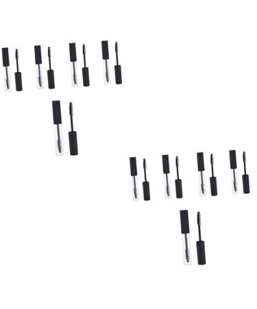 DOITOOL 10 Pcs Mascara Brush Empty Bottle Empty Bottles Mascarade Eyelash Refillable Bottle Makeup Filling