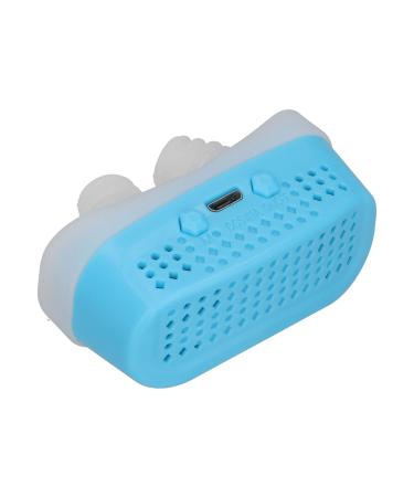 Nasal Dilator Anti Snoring Devices Reusable with USB Charging Port for Man and Woman(Blue Pisa Leaning Tower Type)