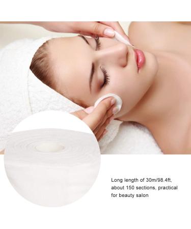 Disposable Soft Face Towel 30M Cotton Roll Cleansing Cotton Towel Makeup Remover Washcloth Cotton Wipes for Beauty Salon and Home Skin Care - Buy Online on GoSupps.com
