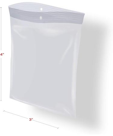 Deeb's 1000 Count 3x4 inches Poly Baggies Clear Craft Resealable Plastic Baggy Zipper Bags 4Mil Heavy Duty 3" x 4" - Buy Online on GoSupps.com