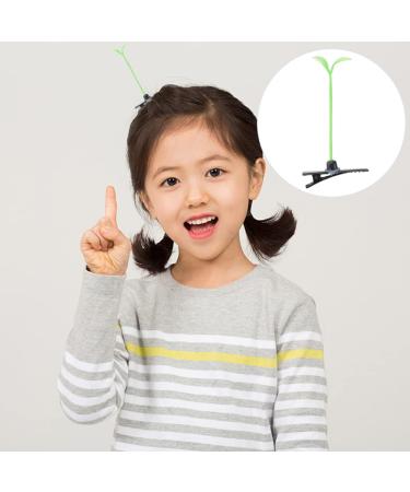 Yardwe 50pcs Green Bean Sprout Hair Clips - Cute Plant Hairpins for Women - Grass Barrette Hair Accessories - Buy Online on GoSupps.com