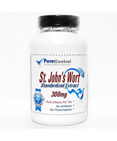 St. John's Wort Standardized Extract 300mg // 100 Capsules // Pure // by PureControl Supplements