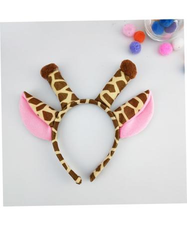 Christmas Elk Headband Cute Giraffe Headband for Kindergarten Activities Christmas Costume Decoration Khaki 1 Pc Hair Accessories - Buy Online on GoSupps.com