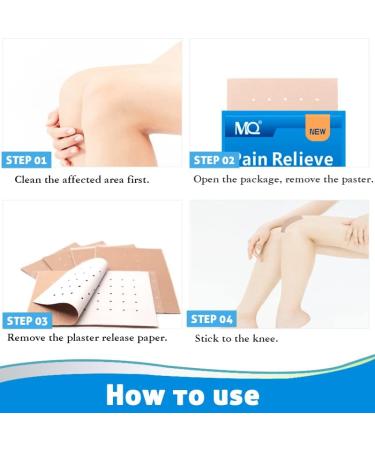 Pain Relief Patch Plaster - 60 Pcs, Long Lasting Effect, Promotes Blood Circulation | For Knee Pain, Backache, Joint & Muscle Pain - Medicated Plaster - Buy Online on GoSupps.com
