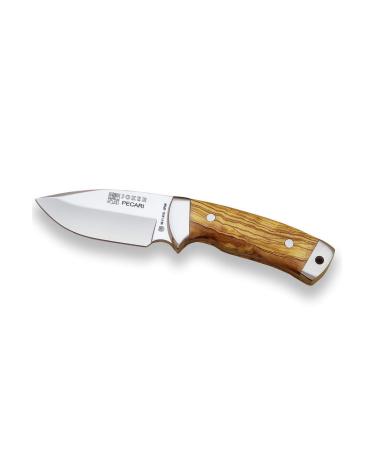 Joker built-in pecari CO20 Mova blade 8.5 cm stainless steel clamp olive wood handle 8.5 cm blade 160 gr fishing tank hunting camping and hiking.