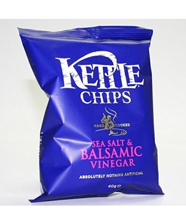 Kettle Chips KETTLE Chips Sea Salt & Balsamic Vinegar Pack of 18 pieces 40g