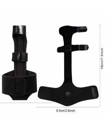 Buy Finger Extension Splint for Trigger Finger & Mallet Finger - Arthritis Support Brace for Pain Relief & Immobilization (Black - Buy Online on GoSupps.com