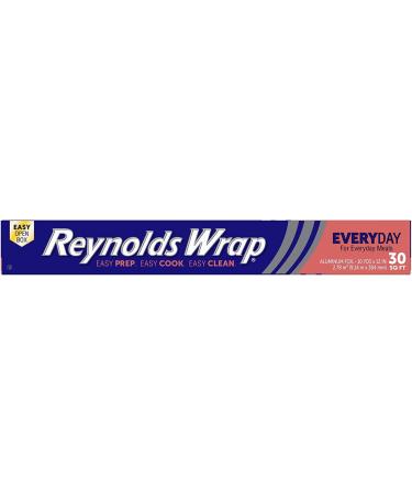 Reynolds Wrap Aluminum Foil - 30 Sq Ft, Pack of 2 - High-Quality Kitchen Essential - Buy Online on GoSupps.com