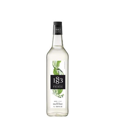 1883 Maison Routin Premium Mojito Mint Syrup for Cocktails Mocktails Coffee & Iced Tea Glass 1L - Buy Online on GoSupps.com