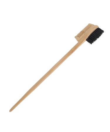 Bamboo Double Eyebrow Brush & Comb | Multi-Effect Eyebrow Trimming Tool for Women - Buy Online on GoSupps.com