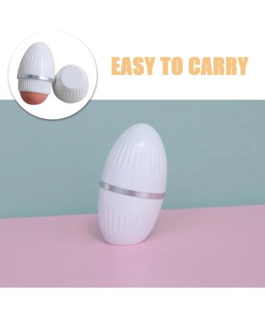 HONMEET Oil Absorbing Beauty Stick Walker Volcanic Stone Face Roller Volcanic Oil-absorbing Roller Ball Blotting Roller for Face Oil Roller for Face Oil Absorbing Ball Volcanic Rock White 5.70X3.00X3.00CM White - Buy Online on GoSupps.com