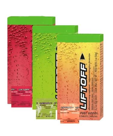 LIFTOFF Energy Drink Mix Pack 24 Tablets 3 Flavors Herbal life TROPICAL