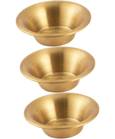 ABOOFAN 15 Pcs Western Restaurant Steak Sauce Dressing Cup Steak Seasonings Mini Containers Small Food Containers Seasoning Dishes Container for Food Stainless Steel Measuring Cup Dip 6.5X3.5X2CMx5pcs Goldenx5pcs - Buy Online on GoSupps.com