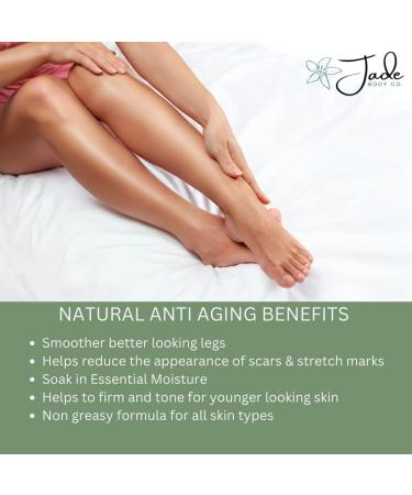 Jade Body Co Anti Cellulite Massage Oil with Stem Cells & Collagen - Natural Firming Body Oil for Women - Cellulite & Stretch Mark Remover - Cupping Therapy & Peppermint Massage Oil - Buy Online on GoSupps.com