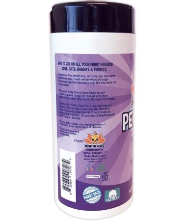 Pet Grooming Wipes | Conditions, Deodorizes Coat | No Parabens or SLS | Lavender Scent | Large Wet & Thick | Ideal for Dogs and Cats - Buy Online on GoSupps.com