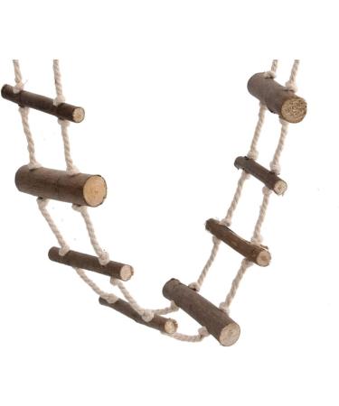 Cyrank Pet Rope Ladder for Small Birds & Small Animals | Climbing Bridge Toys for Hamsters Mice Rats Squirrels and Parrots - Buy Online on GoSupps.com