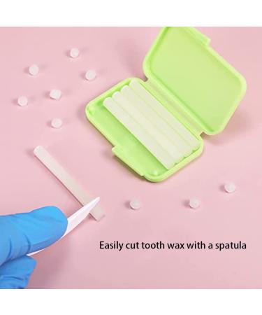 Dental Wax Orthodontic with Colorful Storage Cases (Mint Apple Strawberry) & Patient Applicator Scraper Kit (White) - For Braces Aligners & Dental Appliance Care - 3+1 Pack - Buy Online on GoSupps.com