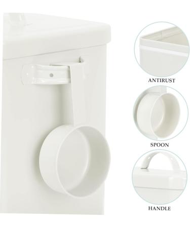 FOYTOKI Box Dispenser Lidded Storage Bin Laundry Dispenser Refillable Containers Iron White 1 count (Pack of 1) White - Buy Online on GoSupps.com