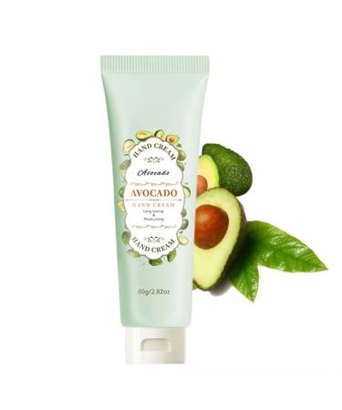 Set of 5 Mini Hand Creams, Moisturizing, Hand Creams Gift Set for Dry and Cracked Hands, Moisturizing Cream, Gift Set for Women for Valentine's Day (80 g, Avocado)