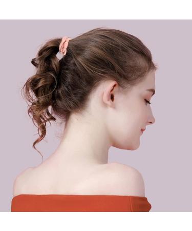 Thick Hair Ties - Ponytail Holders for Women Girls Men | 16Pcs Black Brown Beige Pink Hair Tie Bracelets - Buy Online on GoSupps.com