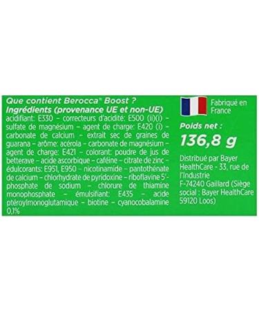 Berocca Boost Effervescent Tablets - Pack of 2 Boxes of 20 Tablets - Buy Online on GoSupps.com