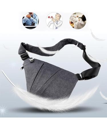 Anti-Theft Travel Bag | Lightweight & Durable Nylon Chest Pocket for Men & Women | Ideal Theft-Proof Bag for Safe Travel - Buy Online on GoSupps.com