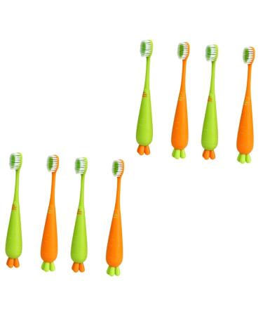 Healeved 8 STK Carrot toothbrush manual toothbrush oral toothbrush travel toothbrush toothbrush for children household children