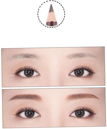 Mipcase 6 Pcs Eyebrow Pen White Eye Liner Pencils Brow Gel Brow Brush Eyeliner Miss Major Eyebrow Brush 1 count (Pack of 1) As Shownx3pcs - Buy Online on GoSupps.com