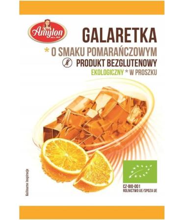 Orange flavored jelly BIO 40 g AMYLON - Buy Online on GoSupps.com