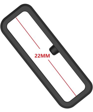 Silicone Fastener Rings for Garmin Forerunner 935/945 Bands - 6 Black Replacement Security Loop Keepers - Buy Online on GoSupps.com