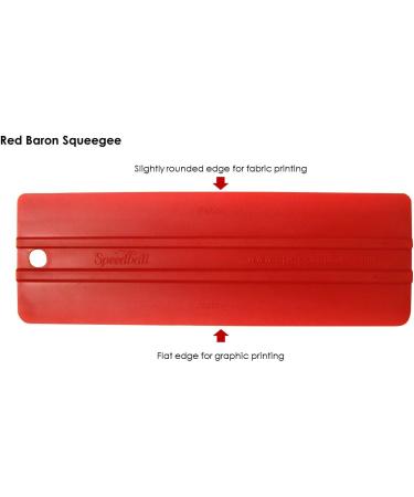 Speedball Red Baron Squeegee 9-Inch Dual-Edge for Silk Screen Printing - Fabric & Paper - Buy Online on GoSupps.com