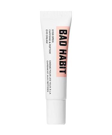 BHS  Bad Habit Eyes Open Caffeine & Peptide Eye Cream 0.5 Oz! Formulated With And Peptide! Reduces The Appearance Of Puffiness Dark Circles! Looking Hydrated  Healthy Firm!