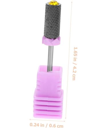FRCOLOR Nail Drill Bits Cuticle Drill Bits for Nails Manicure Supplies Nail Bit Cuticle Nail Drill Bit Safety Bits for Nail Drill Grinding Head Nail Flakes Tungsten Steel Set Acrylic 0.6x0.6x4.2cm As Shown3 - Buy Online on GoSupps.com