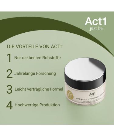 Intensive Hydration Cream Act 1 Experience the threedimensional moisturizer for your skin 55+ formula - Buy Online on GoSupps.com