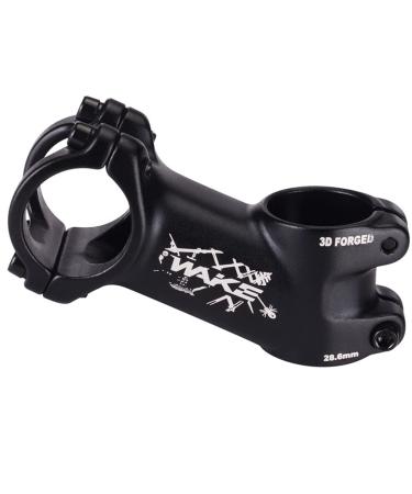 MTB Stem 31.8 Stem 60mm 70mm 90mm 25 Degree Wake Mountain Bike Stem Short Handlebar Stem for Most Bicycle, Road Bike, MTN, BMX, Fixie Gear, Cycling (Aluminum Alloy, Black) 31.8*70