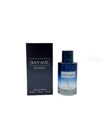 Savage for Men Combo of (Black and Blue) - 3.4 Oz each Men's Eau Perfum - Refreshing & Warm Masculine Scent - Buy Online on GoSupps.com