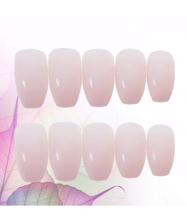 Shop Minkissy 24st French False Nails - DIY Oval Acrylic Nail Tips for Stunning Nail Art - Buy Online on GoSupps.com