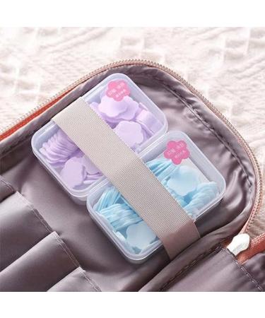100 Pcs Purple Mini Portable Travel Soap Paper Sheets Flower Shape Disposable Paper Soap Flakes Hand Wash Cleaning Washing Hand Toiletry Paper Soap Sheets Foot and Hand Care Hand Wash - Buy Online on GoSupps.com
