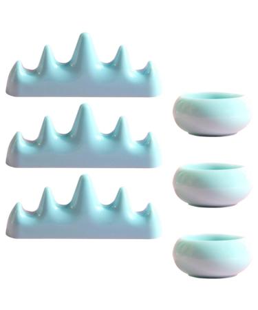 FRCOLOR Steamer Sets nail art brush cup nail remover bowl acetona manicure bowls for hands soak off brush rest nail steamer bask dip nail remover paint brush holder clean pen Pen