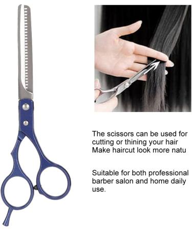Professional Aluminum Hair Cutting Thinning Scissors Blue Suitable for Professional Barber Salon and Home Daily Use Made for Cutting and Thinning Your Hair - Buy Online on GoSupps.com