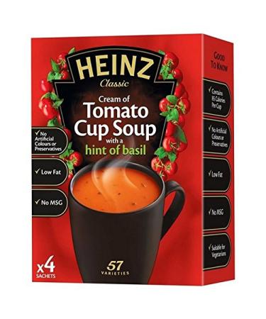 HEINZ Heinz Tomato Cream with a Soup of Basil 62 g (Pack of 6)