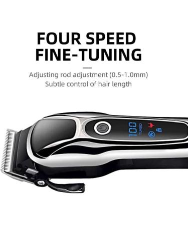 Buy 2023 Hair Clippers | Rechargeable Wireless Trimmer & Electric Shaver with LCD Display | EU Plug - Best for Men - Buy Online on GoSupps.com
