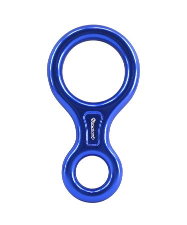Newdoar 35 KN 8 Conservation device Figure 8 Rescue Line System (Typography) Belay Device Rappel Climbing Belay Equipment Gear Blau - Buy Online on GoSupps.com