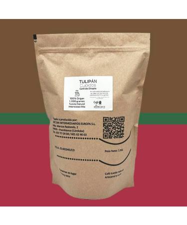  CAFE SIN INTERMEDIARIOS CAFE SIN INTERMEDIARIOS - Tulipan - Ethiopian coffee para filter coffee makers or americanas 1kg - Weekly roast - Packaged ground on shipping - High flavour intensity - Buy Online on GoSupps.com