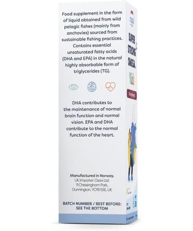 Osavi Super Strong Omega Kids 1160mg Omega 3 (Lemon) - 50 ml. - Buy Online on GoSupps.com