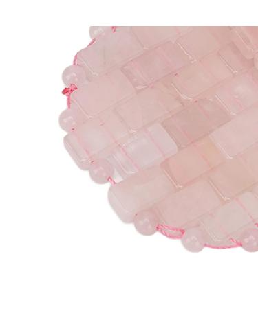 Verdant Touch Rose Quartz Cooling Eye Cover - 2PCs | Migraine Relief & Puffiness Elimination - Buy Online on GoSupps.com