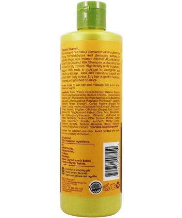 Alba Botanica Coconut Milk Shampoo 12 fl oz | Moisturizing & Nourishing - Buy Online on GoSupps.com
