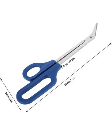 Stainless Steel Long-Handled Small Scissors Professional Hand Scissors Long-Handled Toenail Scissors Podiatrist Manicure and Pedicure for The Elderly Elderly Men and Women - Buy Online on GoSupps.com