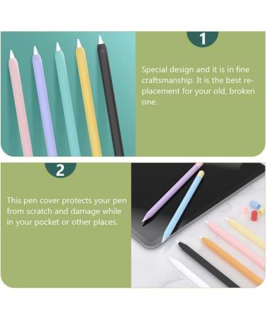 Buy SOSOPSORT Silicone Skin Cover for Apple Pencil 2nd Generation - 2PCs Nib Covers (Purple & Pink) - Enhance Your Writing Experience - Buy Online on GoSupps.com