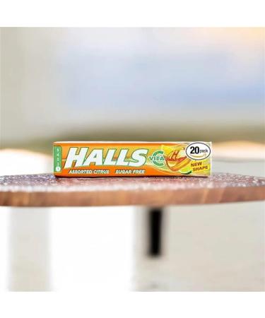 Halls Mentholyptus Citrus Sugar Free Stick Pack std (Pack of 20) - Buy Online on GoSupps.com